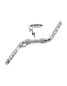 Lowrider Twisted One/Piece Crank 5 1/2" (140mm) Chrome.